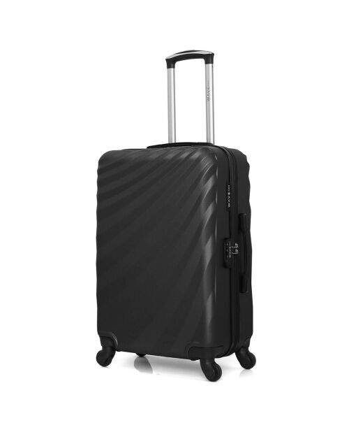 Valigia Danube Long Stay 4 ruote singole 75 cm nera