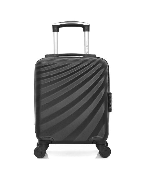 Valise enfant 4 roues simples Danube 42 cm noire