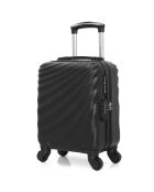 Valise enfant 4 roues simples Danube 42 cm noire