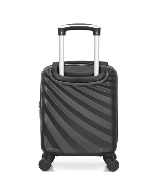 Valise enfant 4 roues simples Danube 42 cm noire