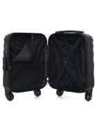 Valise enfant 4 roues simples Danube 42 cm noire