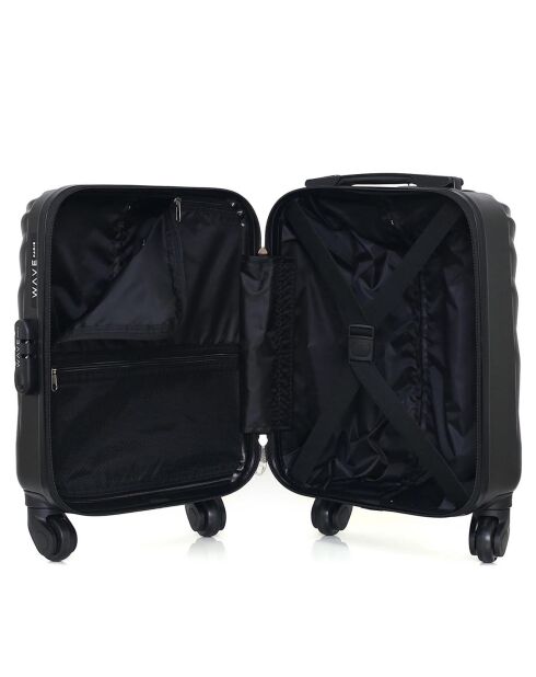 Valise enfant 4 roues simples Danube 42 cm noire