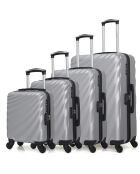 4 Valises 4 roues Danube 30/55/65/75 cm dont Valise enfant grises