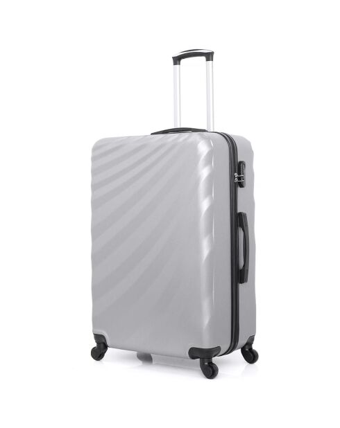 3 maletas Danube 30/55/65/75 cm con 4 ruedas y maleta infantil gris