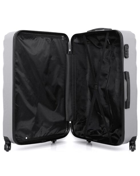 4 Valises 4 roues Danube 30/55/65/75 cm dont Valise enfant grises