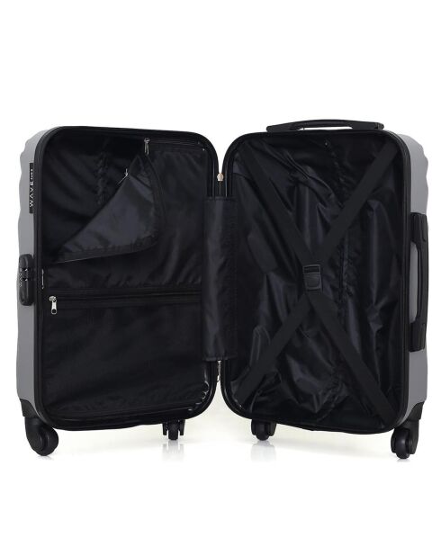 Valise Long Séjour 4 roues simples Danube 75 cm grise