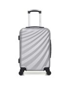 Valise Cabine 4 roues simples Danube 55 cm grise