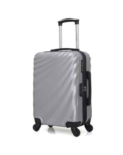 Valigia da cabina Danube 4 ruote singole 55 cm grigia