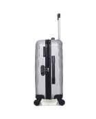Valise Cabine 4 roues simples Danube 55 cm grise