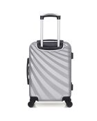 Valise Cabine 4 roues simples Danube 55 cm grise