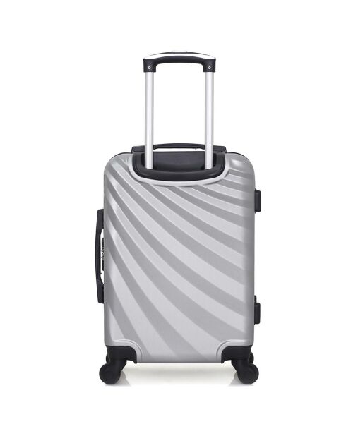 Valise Cabine 4 roues simples Danube 55 cm grise