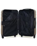 Danube Medium Stay Koffer mit 4 Einzelrädern 65 cm beige