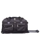 Sac de Voyage 2 roues simples Morvan noir - 28x52x28 cm