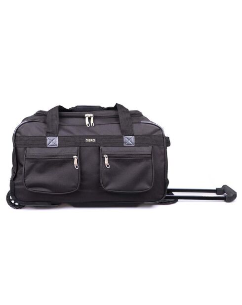 Sac de Voyage 2 roues simples Morvan noir - 28x52x28 cm