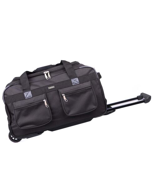 Sac de Voyage 2 roues simples Morvan noir - 28x52x28 cm