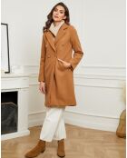 Manteau mi-long Fanny camel