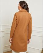 Manteau mi-long Fanny camel