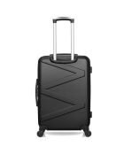 3 Valises 4 roues Amazone 30/55/65/75 cm & Vanity noires