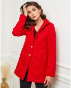 Manteau Manon rouge