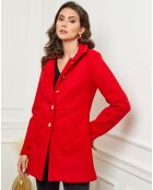 Manteau Manon rouge