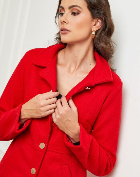 Manteau Manon rouge