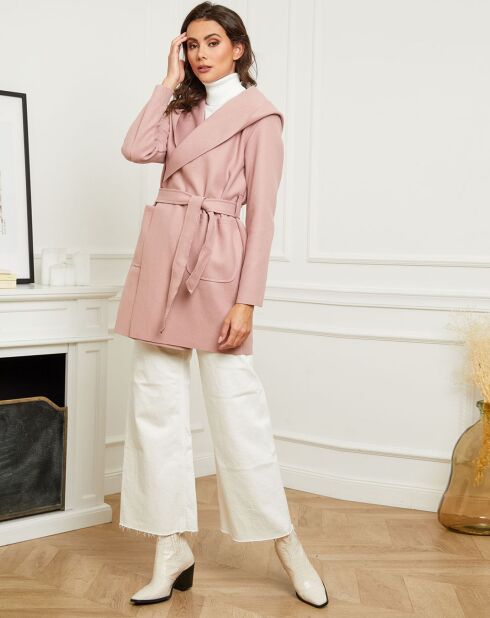 Manteau court Julie rose