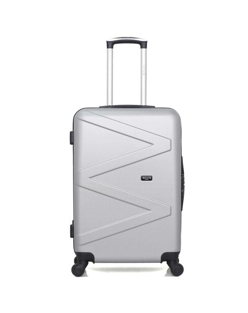 3 Valises 4 roues Amazone 30/55/65/75 cm & Vanity grises