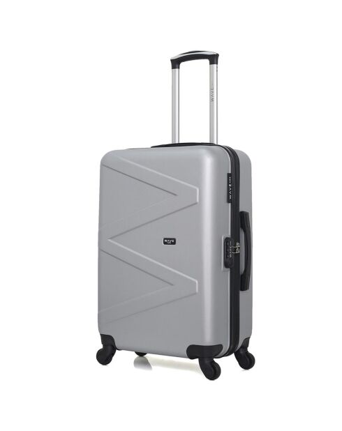 3 Valises 4 roues Amazone 30/55/65/75 cm & Vanity grises