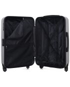 3 Valises 4 roues Amazone 30/55/65/75 cm & Vanity grises