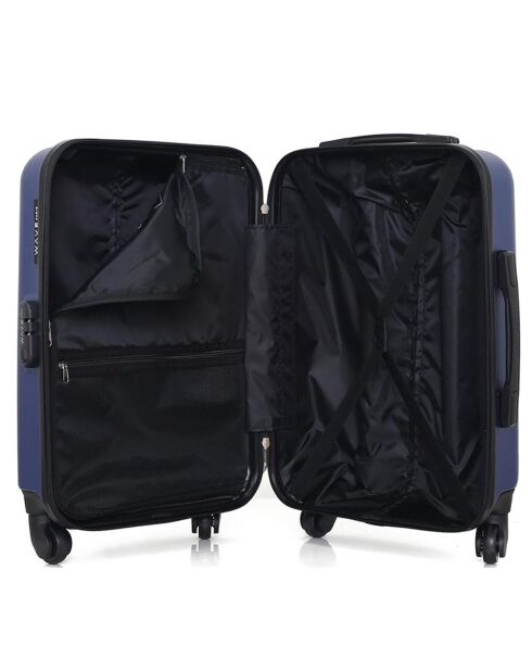 Amazone Langstreckenkoffer mit 4 Rädern und Einrad, 75 cm, marineblau