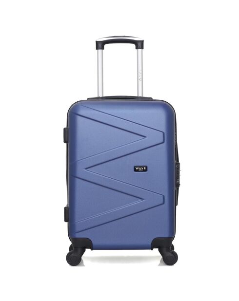 Valise Moyen Séjour 4 roues simples Amazone 65 cm bleu marine