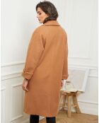 Manteau long Gaëlle camel