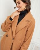 Manteau long Gaëlle camel