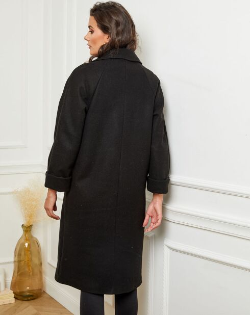 Manteau long Gaëlle noir