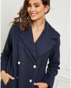 Manteau court Angela marine