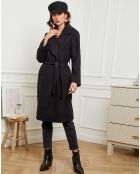 Manteau long Lauren noir