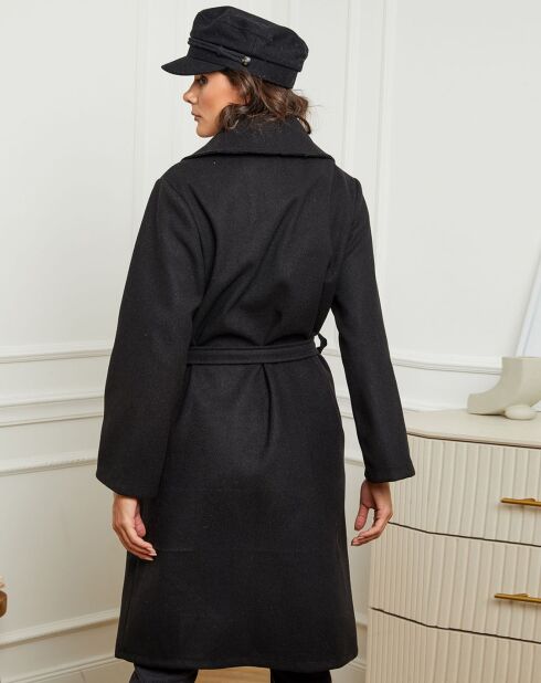 Manteau long Lauren noir