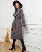 Manteau long Maissane anthracite