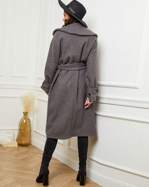 Manteau long Maissane anthracite