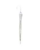 Parapluie cloche - Ouverture automatique transparent/blanc