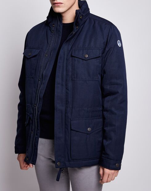 Parka Norfolk Shipyard bleu marine