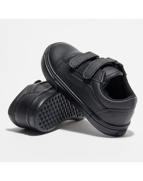 Sneakers en Cuir ComfyCush Old Skool Classic Tumble noires