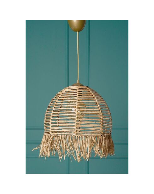 Regner beigefarbene Pendelleuchte - 30x30x22 cm