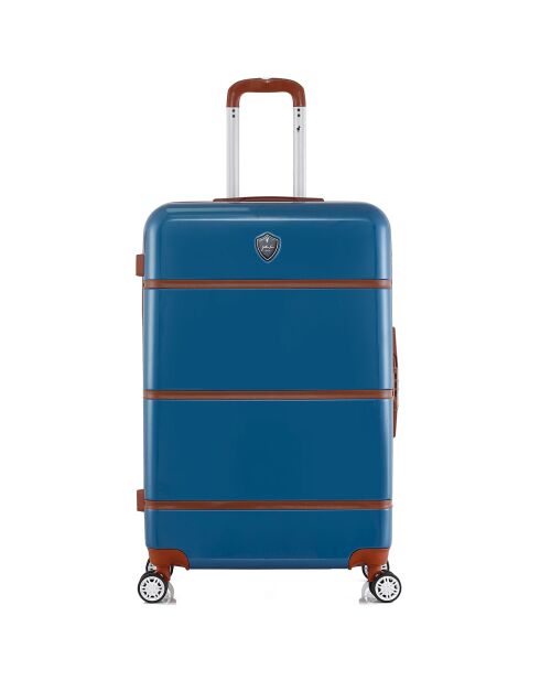 3 maletas y tocador 4 ruedas dobles Walter-C 30/55/65/75 cm azul