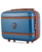 3 Valises & Vanity 4 roues doubles Walter-C 30/55/65/75 cm bleu