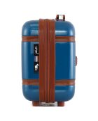 3 Valises & Vanity 4 roues doubles Walter-C 30/55/65/75 cm bleu
