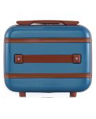 3 Valises & Vanity 4 roues doubles Walter-C 30/55/65/75 cm bleu