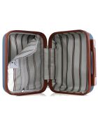 3 Valises & Vanity 4 roues doubles Walter-C 30/55/65/75 cm bleu