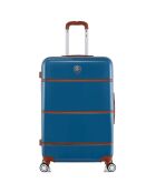 Valise Long Séjour 4 roues doubles Walter 75 cm bleu