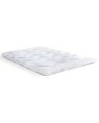 Surmatelas 1000gsm plumes d'oie anti-acariens colibri blanc - 90x190 cm